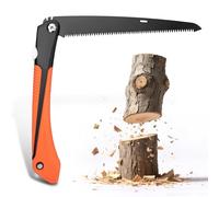 Milifox Scie à éLaguer,10" Scie Pliante Portable,Avec Lame Triple Sk5 pour Le Jardinage,La Coupe du Bois,L'éLagage Des Arbres,Le Camping En Plein Air,La Chasse Et La Survie