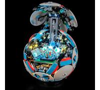 Mililier Ensemble d'éclairage LED compatible avec les ensembles de ballons de football 43019 Editions - Kit d'éclairage à faire soi-même pour modèle de blocs de construction 43019 (jeux de