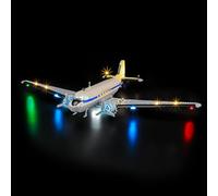 Mililier Kit d'éclairage LED compatible avec Lego 11378 Douglas DC-3 PAN AM Airliner Kit d'éclairage à faire soi-même pour modèle de blocs de construction 11378 (ensembles de construction non inclus)