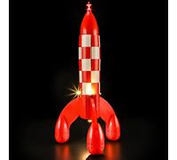 Mililier Kit d'éclairage LED compatible avec Lego Tintin Moon Rocket 21367, kit d'éclairage à faire soi-même pour modèle de blocs de construction 21367 (jeux de construction non inclus)