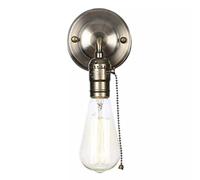 MILIPA Applique Appliques murales LED avec Interrupteur à chaîne Chrome Loft Style rétro Fer Chambre Applique Chevet Lampen escalier Wandlamp Facile à Installer