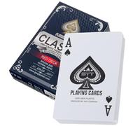 Milisten 1 boîte Jeu de Cartes de Poker Rectangulaires pour Parties Amusantes Accessoire de Fête Matériau Sûr et Portable Boîte de Rangement Incluse pour Détente et Divertissement