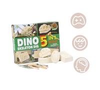 Milisten 1 boîte Kit de Fouilles Archéologiques Dinosaur Digging Plaything Jeu Éducatif DIY pour Garçon Fille Améliore Imagination Motricité Cadeau Scientifique pour Garçons et Filles