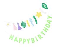 Milisten 1 ensemble Bannière D Anniversaire Non Tissé pour Garçon Fille Décoration de Fête pour Garçon Fille Ornement D Anniversaire Ajout pour Créer des Souvenirs Inoubliables