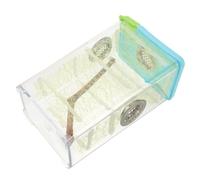 Milisten 1 Ensemble Boîte Transparente pour Religieuse Habitat Professionnel pour Reptiles et Sautantes avec Ventilation Optimale et Design Ergonomique Facile à Installer Entretenir
