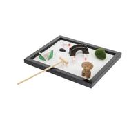 Milisten 1 Ensemble De Décorations De Table De Sable Jardin Zen pour Bureau Jardin Zen Décorations De Bac À Sable Plateau De Sable pour Bureau Table De Sable Art De Jardin De Sable