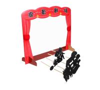 Milisten 1 Ensemble de jeu d'ombre théâtre d'ombres chinoises théâtre de marionnettes jeu sensoriel, découpes de marionnettes d'ombres joue sensorielle Bois
