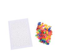 Milisten 1 Ensemble De Jouets À Ongles en Forme De Champignon Planche À Chevilles en Forme De Champignon Puzzle Créatif pour Enfants Jouets À Chevilles Puzzle 3D Couleur Aléatoire