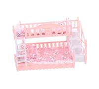 Milisten 1 Ensemble De Literie pour Maison De Poupée Meubles Lits Superposés Mini Lit Literie pour Maison De Poupée Accessoires pour Maison De Poupée Lit Mini Lit Accessoires pour