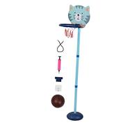 Milisten 1 Ensemble De Support De Basket-Ball Panier De Basket pour Porte Panier De Basket pour Chambre À Coucher Mini Panier De Basket Gonflable pour Enfants Et Support Jouets pour