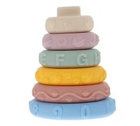 Milisten 1 ensemble Dentition pour Garçon Fille de Blocs Cognitifs Éducatifs Formes Géométriques Stimule Imagination Reconnaissance des Couleurs Sécurisé et Facile à Manipuler pour