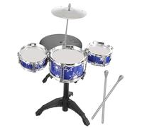 Milisten 1 Ensemble Drum Toy Musical pour Garçon Fille Trois Tambours et Siège Musical Éducatif pour Garçon Fille et Tout Petits Développement de Talents Musicaux et Coordination
