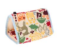 Milisten 1 Ensemble Hamac nid d'oiseau Triangulaire Tente hamac Oiseau nid de d'oiseau Cage d'hiver pour Oiseaux lit de Couchage Cage pour Animaux de Compagnie nid d'oiseaux Flanelle