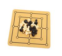 Milisten 1 Ensemble Jeu de Société Portable Ensemble Complet de Jeu Traditionnel pour Divertissement Familial pour Ludiques