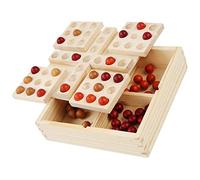 Milisten 1 Ensemble Jeu de Société Rotatif Bois Plateau de Jeu pour Adultes pour Moments Ludiques Intérieur et Extérieur