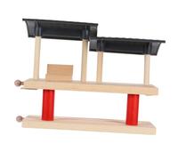 Milisten 1 Ensemble Jouets de Plate-Forme en Bois Plateforme pour Les Enfants Voies ferrées Rail Former Pistes de Train Accessoires de Voie ferrée Jouets en Plein air Plastique