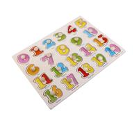 Milisten 1 Ensemble Jouets Éducatifs Bois Puzzles Numériques pour Garçon Fille Apprentissage et Créatif Activité Parent Garçon Fille pour Développer Les Compétences Cognitives