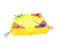 Milisten 1 Ensemble Jouets Gyroscopiques pour Garçon Fille Éducatif avec Toupies et Règles Interactif de Compétition à Pousser pour Activités Familiales