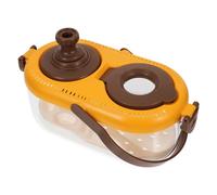 Milisten 1 Ensemble Kit Observation des Insectes pour Garçon Fille avec Loupe et Éclairage LED Boîte Observation Éducative Café et Terre avec Plateau pour Exploration Nature