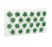 Milisten 1 Ensemble modèle d'herbe Fausse Herbe touffe Faux Paysage Herbe à Modeler Herbe Statique pour Chemin de Fer Miniature Matériaux du modèle d'architecture Plastique Vert foncé