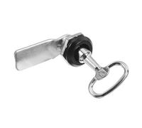 Milisten 1 Ensemble Poubelle Extérieure Serrure Tubulaire Serrure à Came Tubulaire Clé De Verrouillage du Compteur De Gaz Clé Triangulaire Serrure à Came Cylindrique Le Fer