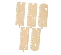 Milisten 1 Ensemble Toise Murale avec Design Étoile Règle de Personnalisable pour Garçon Fille Chartre de Hauteur Diy Accessoire Décoratif pour Chambre Denfant