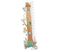 Milisten 1 Feuille Sticker Murale Autocollant de Mesure de Hauteur pour Garçon Fille Toise Adorable pour Décoration de Chambre Autocollant de pour Garçon Fille et Adultes Thème Arbre