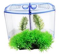 Milisten 1 Jeu Aquarium en Plastique Accessoires de décoration intérieure Accessoires de Dã©Coration Intã©Rieure Artificiel Plantes vivantes d'aquarium d'eau Douce Filet décors d'aquarium