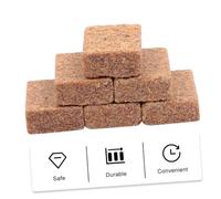Milisten 1 Jeu Bloc De Combustion pour Camping De Blocs Cire Allume Feu Et Portable pour Activités Plein Air Facile À Utiliser Et pour Barbecue Camping 50 Pièces