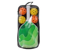 Milisten 1 Jeu de Raquettes de Pickleball : Ensemble de Raquettes de Pickleball pour Jeux de Plein air - kit d'entraînement avec balles et - équipement de Sport pour Les Voyages et Les activités en