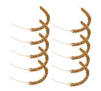 Milisten 1 Jeu Nourriture pour Perroquet Et Millet Friandise pour Oiseaux Grains Naturels De Sécurité Oiseau Mangeant Une Friandise Nourriture Naturelle pour Oiseaux Épis De Céréales