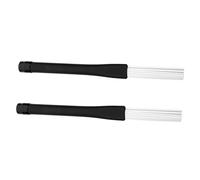 Milisten 1 Paire Brosse à Tambour Nylon Rétractable avec Poignée Plastique pour Batterie Jazz Accessoire Durable pour Percussion