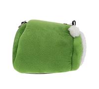Milisten 1 Pc Nid De Coton pour Animaux De Compagnie Cage à Cobaye Cachette Chaude pour Hamster Rat Cage à Cochon d'Inde De Couchage Hamster Mini Éponge Hautement Élastique Green