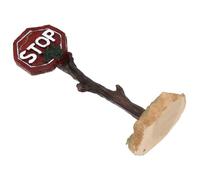 Milisten 1 Pièce Décoration pour Aquarium Panneau Avertissement Rouge Accessoire de pour Réservoir à Poissons Ornement Pratique et