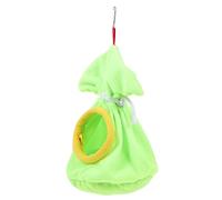 Milisten 1 Pièce nid Animal Duffle Bag Perruche ondulée hamacs nichoir Oiseaux mangeoire à Poulet Cage à pinsons Pigeon Mouette Rat hamac Oiseau Tente Suspendue pour Oiseaux Flanelle Green
