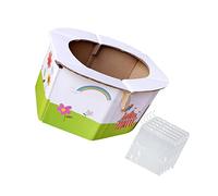 Milisten 1 Pièce Potty Portable Pliable pour Papier Réducteur de Voyage avec pour Camping et Apprentissage Propreté