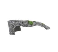 Milisten 1 Pièce Terrasse des Tortues Reptile Rampe De Tortue D'aquarium Grotte De Cachette De L'habitat des Grenouilles Cachettes Accessoires De Réservoir De Tortue Résine Environnementale