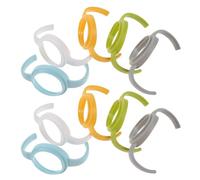 Milisten 10 Pcs Poignées de Biberon en Pp Amovibles pour Biberons à Bec Large et Gobelets Sippy Accessoire Alimentaire pour Bébé et Garçon et Filles en Plein Air