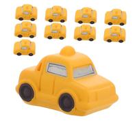 Milisten 10 Pièces Accessoire de Diorama Sculpture de Taxi Ornement de Taxi Mini Ornements de Voiture Figurines de Mini-Taxi Figurines Miniatures Maison de poupée Yellow