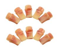 Milisten 10 Pièces Bawu Flute Mouthpieces Flat Replacement For Hulusi And Bawu Instruments Polished Surface Blow Aid For Beginner And Intermediate Musicians