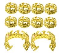 Milisten 10 Pièces Couronne Gonflable Aluminium Chapeaux Cartoon Décoratifs pour Anniversaire et Fête Accessoires Photo Joyeux
