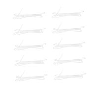 Milisten 10 Pièces Crochets de Support pour Plantes de de Crochets à Blanc pour Jardinage Outils de Soutien pour Cultures de Cerises Gain Efficacité
