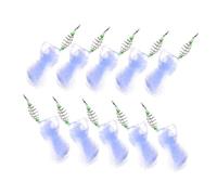 Milisten 10 pièces Filet Main avec Perles Lumineuses Filets à Mailles Variées à Cage à Appâts Élastique et Résistant pour Nocturne Extérieur