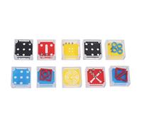 Milisten 10 Pièces Jouets D'Équilibre Labyrinthe Puzzles Perles Labyrinthe Puzzles Perles D'Équilibrage Boule De Labyrinthe Colorée De Boule De Labyrinthe Couleur Aléatoire