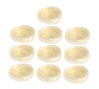 Milisten 10 pièces Lot de Oiseaux Artificiels Réalistes pour Décoration de Pâques Nid Rotin Naturel avec Œufs Ornement pour Fête de Printemps et Maison