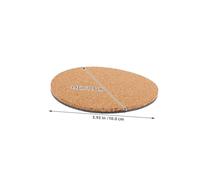 Milisten 10 Pièces Lot de sous Verres Liège Rond Tapis Antidérapants et Isolants Thermiques pour Pots de Fleurs Cuisine et Jardin Supports Durables Polyvalents