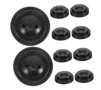 Milisten 10 Pièces Mini Flag Holder Double Slot Stable Desk Stand for Office Tabletop Display Plastic