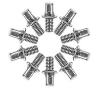 Milisten 10 Pièces Pièces D'instruments à Percussion Vis De Tambour De Remplacement Vis De Kit De Tambour Silver