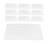 Milisten 10 Pièces Plaques Filtrantes Aquarium Grille Plastique pour Séparation et Circulation Fond de Bac Amélioré pour Oxygénation et Protection des Œufs