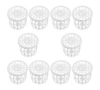 Milisten 10 Pièces Plastic Bird Nest Box for Parrots Canaries and Finches Breeding Basket Space-Saving Cage Nesting Supply for Home and Aviary